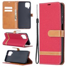 Load image into Gallery viewer, Lite Color Matching Denim Texture Horizontal Flip Leather Case with Holder &amp; Card Slots &amp; Wallet &amp; Lanyard, For Huawei P smart 2021 / Y7a, For Samsung Galaxy A12