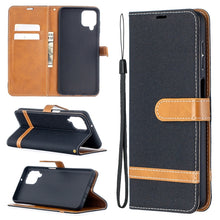 Load image into Gallery viewer, Lite Color Matching Denim Texture Horizontal Flip Leather Case with Holder &amp; Card Slots &amp; Wallet &amp; Lanyard, For Huawei P smart 2021 / Y7a, For Samsung Galaxy A12