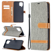 Load image into Gallery viewer, Lite Color Matching Denim Texture Horizontal Flip Leather Case with Holder &amp; Card Slots &amp; Wallet &amp; Lanyard, For Huawei P smart 2021 / Y7a, For Samsung Galaxy A12