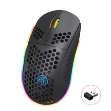 Load image into Gallery viewer, HXSJ T90 RGB Light Three-mode Wireless Gaming Mouse