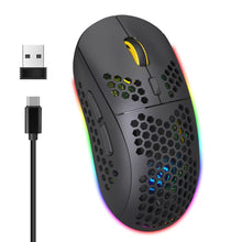 Load image into Gallery viewer, HXSJ T90 RGB Light Three-mode Wireless Gaming Mouse