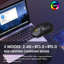 Load image into Gallery viewer, HXSJ T90 RGB Light Three-mode Wireless Gaming Mouse