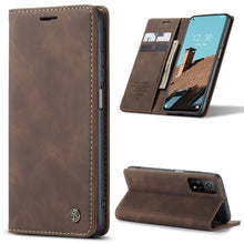 Load image into Gallery viewer, CaseMe-013 Multifunctional Retro Frosted Horizontal Flip Leather Case with Card Slot &amp; Holder &amp; Wallet, For OnePlus 8T, For Samsung Galaxy A42 5G, For Huawei P Smart 2021, For Xiaomi Mi 10T Lite 5G, For Xiaomi Mi 10T 5G / 10T Pro 5G