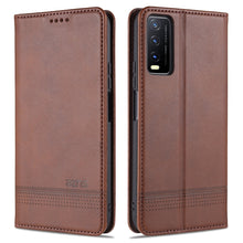 Load image into Gallery viewer, AZNS Magnetic Calf Texture Horizontal Flip Leather Case with Card Slots &amp; Holder &amp; Wallet, For OPPO A15, For vivo Y20, For vivo Y70s / Y51s / IQOO U1, For Samsung Galaxy A42 5G, For Samsung Galaxy M51 (Side Fingerprint)