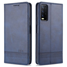 Load image into Gallery viewer, AZNS Magnetic Calf Texture Horizontal Flip Leather Case with Card Slots &amp; Holder &amp; Wallet, For OPPO A15, For vivo Y20, For vivo Y70s / Y51s / IQOO U1, For Samsung Galaxy A42 5G, For Samsung Galaxy M51 (Side Fingerprint)