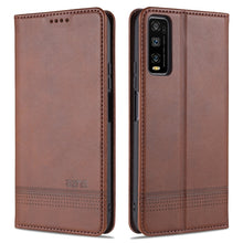 Load image into Gallery viewer, AZNS Magnetic Calf Texture Horizontal Flip Leather Case with Card Slots &amp; Holder &amp; Wallet, For OPPO A15, For vivo Y20, For vivo Y70s / Y51s / IQOO U1, For Samsung Galaxy A42 5G, For Samsung Galaxy M51 (Side Fingerprint)