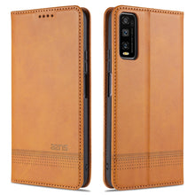 Load image into Gallery viewer, AZNS Magnetic Calf Texture Horizontal Flip Leather Case with Card Slots &amp; Holder &amp; Wallet, For OPPO A15, For vivo Y20, For vivo Y70s / Y51s / IQOO U1, For Samsung Galaxy A42 5G, For Samsung Galaxy M51 (Side Fingerprint)