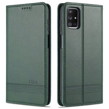 Load image into Gallery viewer, AZNS Magnetic Calf Texture Horizontal Flip Leather Case with Card Slots &amp; Holder &amp; Wallet, For OPPO A15, For vivo Y20, For vivo Y70s / Y51s / IQOO U1, For Samsung Galaxy A42 5G, For Samsung Galaxy M51 (Side Fingerprint)