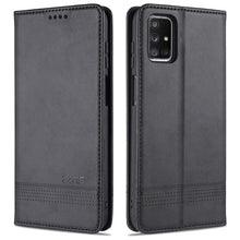Load image into Gallery viewer, AZNS Magnetic Calf Texture Horizontal Flip Leather Case with Card Slots &amp; Holder &amp; Wallet, For OPPO A15, For vivo Y20, For vivo Y70s / Y51s / IQOO U1, For Samsung Galaxy A42 5G, For Samsung Galaxy M51 (Side Fingerprint)