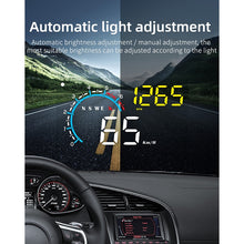 Load image into Gallery viewer, M12 OBD2 + GPS Mode Car Head-up Display HUD Overspeed / Speed / Water Temperature / Low Voltage / Fault Alarm, M12