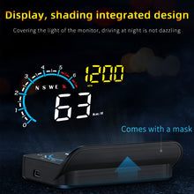 Load image into Gallery viewer, M12 OBD2 + GPS Mode Car Head-up Display HUD Overspeed / Speed / Water Temperature / Low Voltage / Fault Alarm, M12