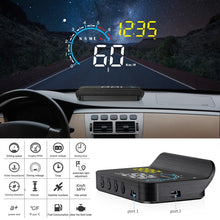 Load image into Gallery viewer, M12 OBD2 + GPS Mode Car Head-up Display HUD Overspeed / Speed / Water Temperature / Low Voltage / Fault Alarm, M12
