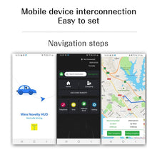 Load image into Gallery viewer, C1 OBD2 + GPS Mode Car HUD Head-up Display Compass / Speed / Water Temperature / Voltage Display / Speed / Fault Alarm / Navigation Function, C1 With Navigation Function
