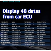 Load image into Gallery viewer, C1 OBD2 + GPS Mode Car HUD Head-up Display Compass / Speed / Water Temperature / Voltage Display / Speed / Fault Alarm / Navigation Function, C1 With Navigation Function