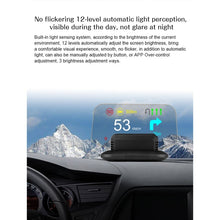 Load image into Gallery viewer, C1 OBD2 + GPS Mode Car HUD Head-up Display Compass / Speed / Water Temperature / Voltage Display / Speed / Fault Alarm / Navigation Function, C1 With Navigation Function