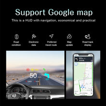 Load image into Gallery viewer, C1 OBD2 + GPS Mode Car HUD Head-up Display Compass / Speed / Water Temperature / Voltage Display / Speed / Fault Alarm / Navigation Function, C1 With Navigation Function