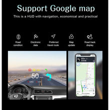 Load image into Gallery viewer, C1 OBD2 + GPS Mode Car HUD Head-up Display Compass / Speed / Water Temperature / Voltage Display / Speed / Fault Alarm / Navigation Function, C1 With Navigation Function