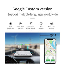 Load image into Gallery viewer, C3 OBD2 + GPS Mode Car Head-up Display HUD Overspeed / Speed / Water Temperature Too High / Voltage Too Low / Engine Failure Alarm / Fatigue Driving Reminder / Navigation Function, C3