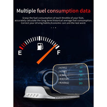 Load image into Gallery viewer, C3 OBD2 + GPS Mode Car Head-up Display HUD Overspeed / Speed / Water Temperature Too High / Voltage Too Low / Engine Failure Alarm / Fatigue Driving Reminder / Navigation Function, C3