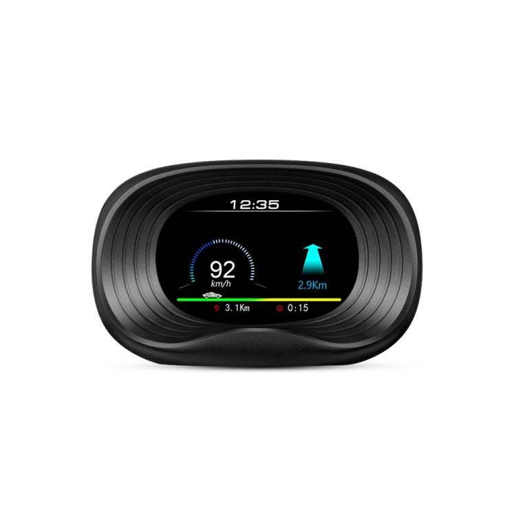 P20 OBD2 + GPS Mode Car Head-up Display HUD Overspeed / Speed / Water Temperature Alarm, P20