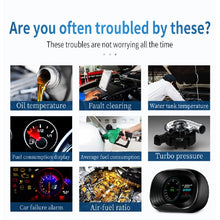 Load image into Gallery viewer, P20 OBD2 + GPS Mode Car Head-up Display HUD Overspeed / Speed / Water Temperature Alarm, P20
