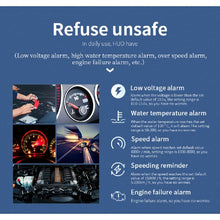 Load image into Gallery viewer, P20 OBD2 + GPS Mode Car Head-up Display HUD Overspeed / Speed / Water Temperature Alarm, P20