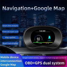 Load image into Gallery viewer, P20 OBD2 + GPS Mode Car Head-up Display HUD Overspeed / Speed / Water Temperature Alarm, P20