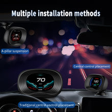 Load image into Gallery viewer, P20 OBD2 + GPS Mode Car Head-up Display HUD Overspeed / Speed / Water Temperature Alarm, P20