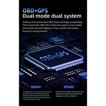 Load image into Gallery viewer, P20 OBD2 + GPS Mode Car Head-up Display HUD Overspeed / Speed / Water Temperature Alarm, P20