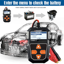 Load image into Gallery viewer, KONNWEI KW208 Car TFT Color Screen Battery Tester Support 8 Languages, KW208