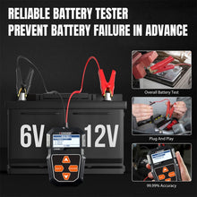 Load image into Gallery viewer, KONNWEI KW208 Car TFT Color Screen Battery Tester Support 8 Languages, KW208