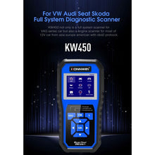 Load image into Gallery viewer, KONNWEI KW450 Car 2.8 inch TFT Color Screen Battery Tester Support 2 Languages / System  XP WIN7 WIN8 WIN10, KW450