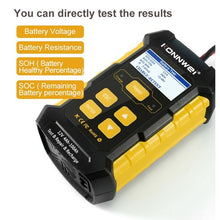 Load image into Gallery viewer, KONNWEI KW510 3 in 1 Car Battery Tester / Charger / Repairer, Support 8 Languages, KW510(EU Plug), KW510(US Plug)