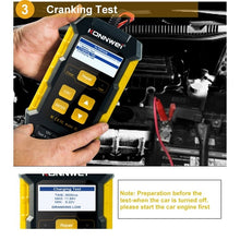 Load image into Gallery viewer, KONNWEI KW510 3 in 1 Car Battery Tester / Charger / Repairer, Support 8 Languages, KW510(EU Plug), KW510(US Plug)