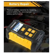 Load image into Gallery viewer, KONNWEI KW510 3 in 1 Car Battery Tester / Charger / Repairer, Support 8 Languages, KW510(EU Plug), KW510(US Plug)
