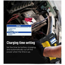 Load image into Gallery viewer, KONNWEI KW510 3 in 1 Car Battery Tester / Charger / Repairer, Support 8 Languages, KW510(EU Plug), KW510(US Plug)