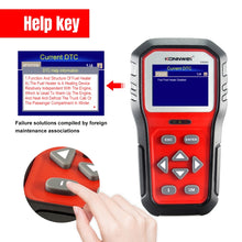 Load image into Gallery viewer, KONNWEI KW860 Car 2.8 inch TFT Color Screen Battery Tester Support 8 Languages / I Key Analysis Function, KW860