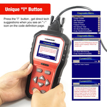 Load image into Gallery viewer, KONNWEI KW860 Car 2.8 inch TFT Color Screen Battery Tester Support 8 Languages / I Key Analysis Function, KW860