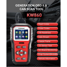 Load image into Gallery viewer, KONNWEI KW860 Car 2.8 inch TFT Color Screen Battery Tester Support 8 Languages / I Key Analysis Function, KW860