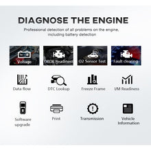Load image into Gallery viewer, KONNWEI KW860 Car 2.8 inch TFT Color Screen Battery Tester Support 8 Languages / I Key Analysis Function, KW860