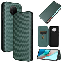 Load image into Gallery viewer, Carbon Fiber Texture Magnetic Horizontal Flip TPU + PC + PU Leather Case with Card Slot, For Xiaomi Poco M3, For Samsung Galaxy A02s, For Xiaomi Redmi Note 9 5G, For Xiaomi Redmi Note 9 4G