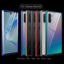 Load image into Gallery viewer, Magnetic Metal Frame Double-sided Tempered Glass Case, For Samsung Galaxy Note10, For Samsung Galaxy Note10+