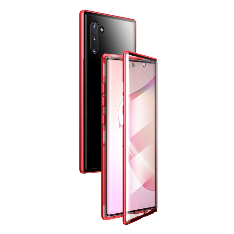 Magnetic Metal Frame Double-sided Tempered Glass Case, For Samsung Galaxy Note10, For Samsung Galaxy Note10+