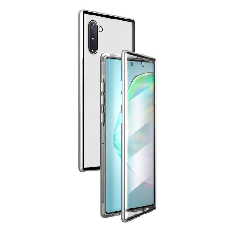 Magnetic Metal Frame Double-sided Tempered Glass Case, For Samsung Galaxy Note10, For Samsung Galaxy Note10+