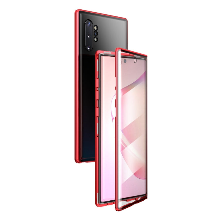 Magnetic Metal Frame Double-sided Tempered Glass Case, For Samsung Galaxy Note10, For Samsung Galaxy Note10+