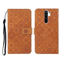 Load image into Gallery viewer, Ethnic Style Embossed Pattern Horizontal Flip Leather Case with Holder &amp; Card Slots &amp; Wallet &amp; Lanyard, For Xiaomi Redmi 9, For Xiaomi Redmi 9A, For Xiaomi Redmi 9C, For Xiaomi Redmi Note 9, For Xiaomi Redmi Note 9 Pro, For Xiaomi Mi 10 5G