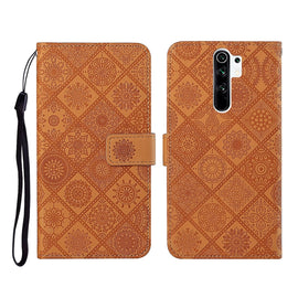 Ethnic Style Embossed Pattern Horizontal Flip Leather Case with Holder & Card Slots & Wallet & Lanyard, For Xiaomi Redmi 9, For Xiaomi Redmi 9A, For Xiaomi Redmi 9C, For Xiaomi Redmi Note 9, For Xiaomi Redmi Note 9 Pro, For Xiaomi Mi 10 5G
