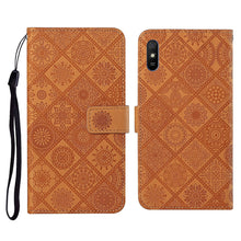 Load image into Gallery viewer, Ethnic Style Embossed Pattern Horizontal Flip Leather Case with Holder &amp; Card Slots &amp; Wallet &amp; Lanyard, For Xiaomi Redmi 9, For Xiaomi Redmi 9A, For Xiaomi Redmi 9C, For Xiaomi Redmi Note 9, For Xiaomi Redmi Note 9 Pro, For Xiaomi Mi 10 5G