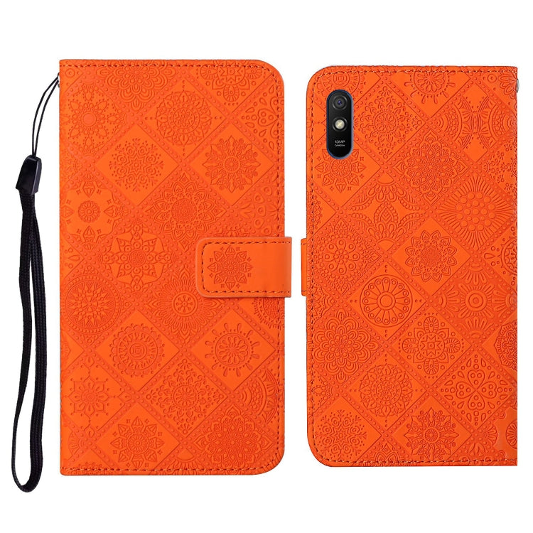 Ethnic Style Embossed Pattern Horizontal Flip Leather Case with Holder & Card Slots & Wallet & Lanyard, For Xiaomi Redmi 9, For Xiaomi Redmi 9A, For Xiaomi Redmi 9C, For Xiaomi Redmi Note 9, For Xiaomi Redmi Note 9 Pro, For Xiaomi Mi 10 5G