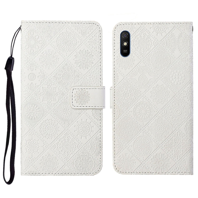 Ethnic Style Embossed Pattern Horizontal Flip Leather Case with Holder & Card Slots & Wallet & Lanyard, For Xiaomi Redmi 9, For Xiaomi Redmi 9A, For Xiaomi Redmi 9C, For Xiaomi Redmi Note 9, For Xiaomi Redmi Note 9 Pro, For Xiaomi Mi 10 5G